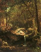 Bierstadt, Albert The Mountain Brook oil painting